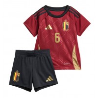 Camiseta Bélgica Axel Witsel #6 Primera Equipación Replica Eurocopa 2024 para niños mangas cortas (+ Pantalones cortos)